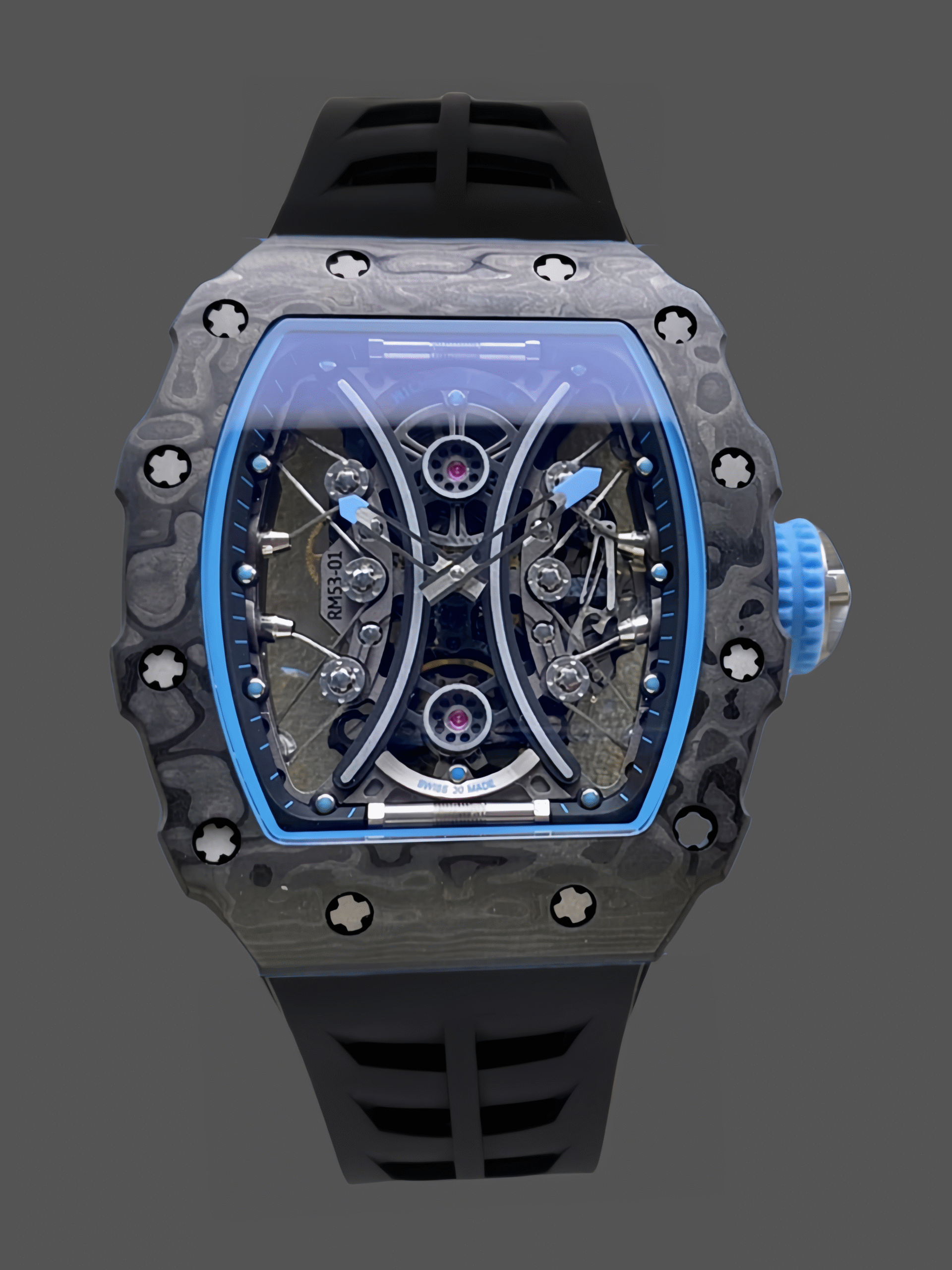 Richard Mille RM 53-01 Tourbillon Pablo Mac Donough Black Rubber Strap