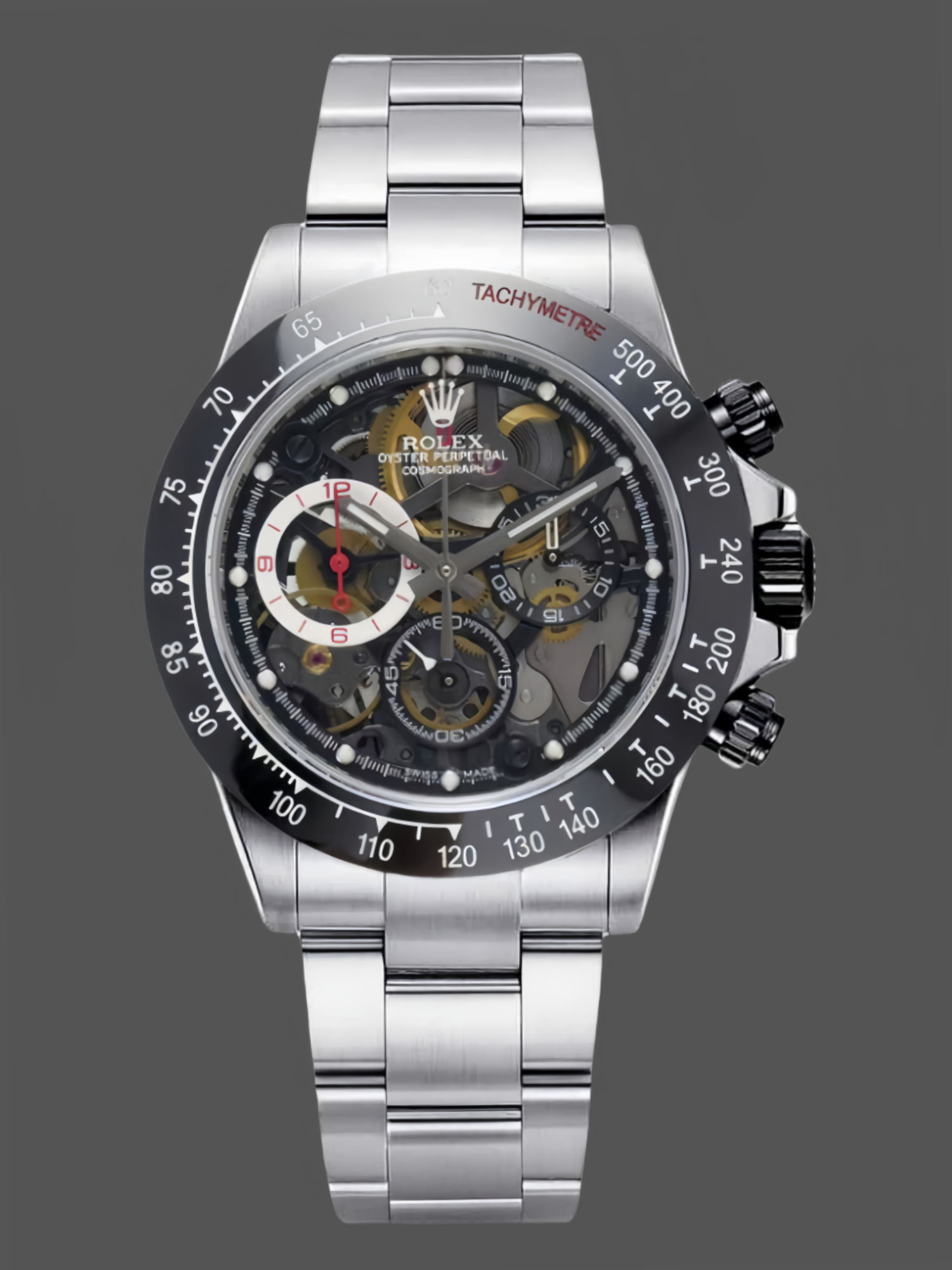 Rolex Daytona 116520 Artisans de GenÃƒÂ¨ve La Barrichello Skeleton 40mm Steel Replica Watch